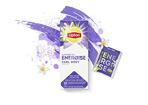 Lipton Gama Sensaciones Té Negro Earl Grey - 6 cajas de 25 sobres