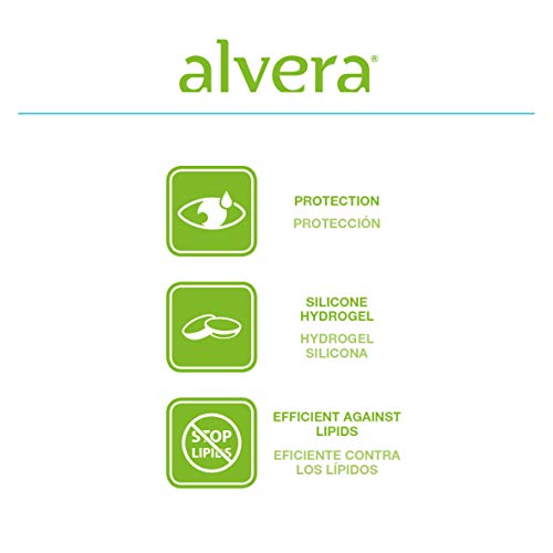 Líquido de lentillas AVIZOR Alvera 3 × 350 ml con estuches. Solución para limpieza y desinfección de todo tipo de lentes de contacto blandas.