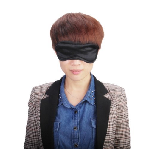 Liroyal negro Antifaz Para Dormir Máscara antifaz para dormir - Negro