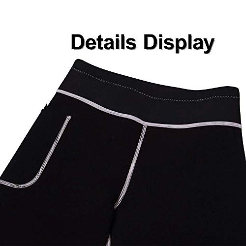 Litthing Pantalones para Adelgazar Neopreno Mujer Deportivos Pantalones Sauna Pantalón de Sudoración Adelgazar Pantalón Quema Grasa Mallas Termicos de Neopreno