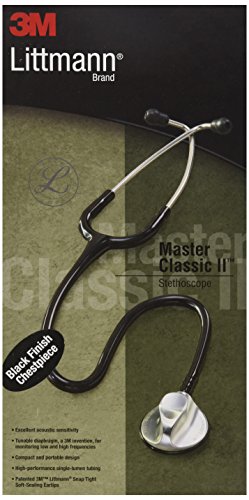 Littmann MasterClassic II - Estetoscopio, color negro