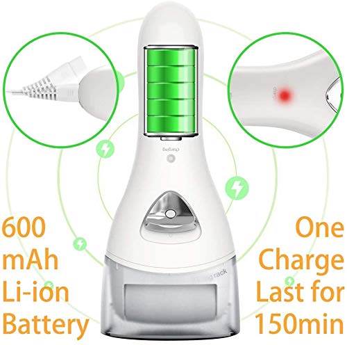 LKNJLL Pies eléctricos Recargables, removedores de Callos electrónicos portátiles Pie de Archivos, pedicura eléctrico Callous removedor del Kit, Pies Profesionales Cuidado de la Muerto, Dura