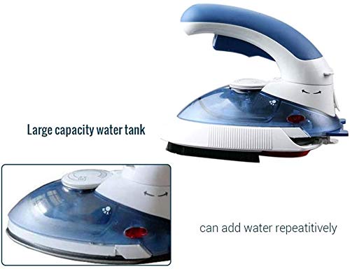 LKNJLL Vapor for la Ropa, Potente Vapor seco.Multi-Tarea: Tela de la Arruga Remover-Clean-Refresh.Handheld Ropa Accessory.For Todo Tipo de Prendas.Inicio/Viajes (Color : Blue)