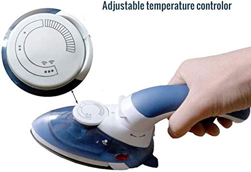 LKNJLL Vapor for la Ropa, Potente Vapor seco.Multi-Tarea: Tela de la Arruga Remover-Clean-Refresh.Handheld Ropa Accessory.For Todo Tipo de Prendas.Inicio/Viajes (Color : Blue)