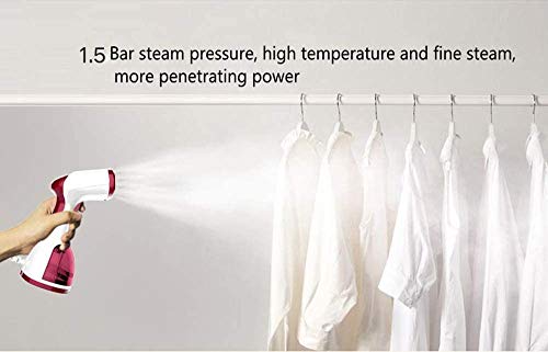 LKNJLL Vapor for la Ropa [Versión Potente Vapor seco.Multi-Tarea: Tela de la Arruga Remover-Clean-Actualizar.Ropa de Mano Accessory.For Todo Tipo de Prendas.Inicio/Viajes