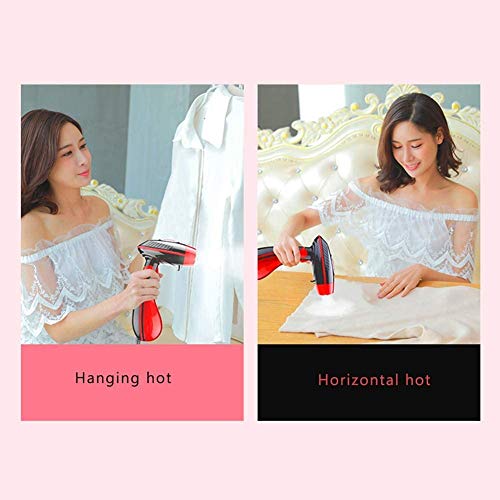 LKNJLL Vapor for la Ropa [Versión Potente Vapor seco.Multi-Tarea: Tela de la Arruga Remover-Clean-Actualizar.Ropa de Mano Accessory.For Todo Tipo de Prendas.Inicio/Viajes
