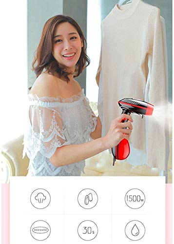 LKNJLL Vapor for la Ropa [Versión Potente Vapor seco.Multi-Tarea: Tela de la Arruga Remover-Clean-Actualizar.Ropa de Mano Accessory.For Todo Tipo de Prendas.Inicio/Viajes