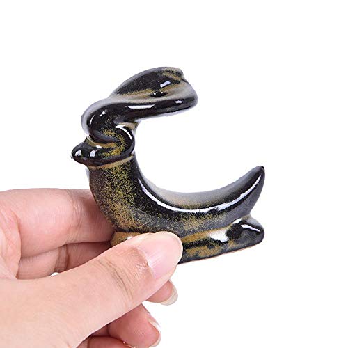 LLDS 1 Pieza Soporte de Incienso de cerámica Creativo incensario de reflujo portátil Quemador de Incienso de Fragancia aromática 2 Estilos, A