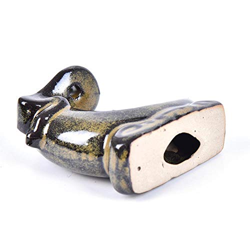 LLDS 1 Pieza Soporte de Incienso de cerámica Creativo incensario de reflujo portátil Quemador de Incienso de Fragancia aromática 2 Estilos, A