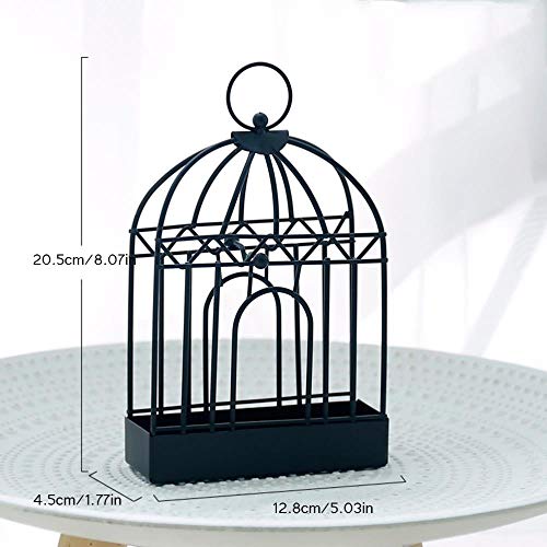 LLDS Forma de Jaula Soporte de Bobina de Mosquitos Soporte de Incienso Estilo nórdico Estante Anti escaldado Soporte de Incienso Repelente Repelente de Mosquitos, Dorado