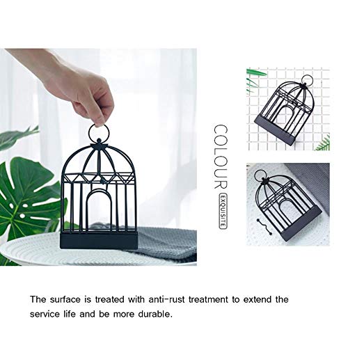 LLDS Forma de Jaula Soporte de Bobina de Mosquitos Soporte de Incienso Estilo nórdico Estante Anti escaldado Soporte de Incienso Repelente Repelente de Mosquitos, Dorado