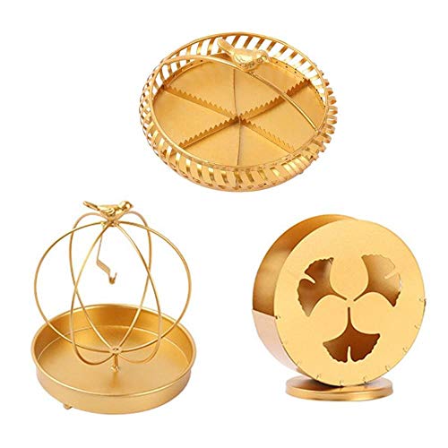 LLDS Incienso Repelente de Insectos del Estante del Repelente de Insectos del Tenedor de la Bobina del Mosquito de la Jaula del pájaro del Hierro del Metal D08F, 3