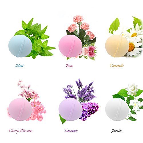 LOBKIN Set de regalo de 12x80g bombas de baño, Productos de Baño Imprescindibles, Baño de Burbujas, Sales de Baño.Regalo ideal para mujeres Niñas y niños adolescentes