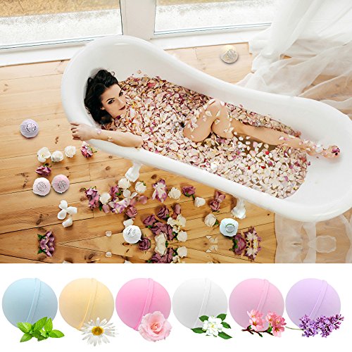 LOBKIN Set de regalo de 12x80g bombas de baño, Productos de Baño Imprescindibles, Baño de Burbujas, Sales de Baño.Regalo ideal para mujeres Niñas y niños adolescentes