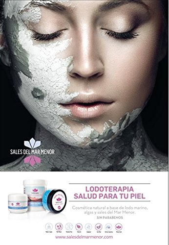 Lodo Marino con propiedades Antiflamatoria, Anticelulítica, contra el acné, dermatitis y picores de la piel. Con Algas Marinas, Agua Thermal y Sales Minerales del Mar Menor - Enriquecido con arcillas similar al Mar Muerto | Lodocare 200 ml.
