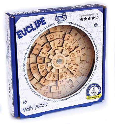 LOGICA GIOCHI Art. Euclidea – Rompecabezas Matemático - Nivel de Dificultad Extrema 4/6 - Rompecabezas de Madera