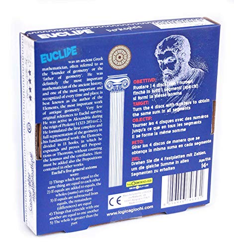 LOGICA GIOCHI Art. Euclidea – Rompecabezas Matemático - Nivel de Dificultad Extrema 4/6 - Rompecabezas de Madera