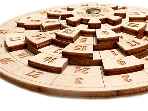 LOGICA GIOCHI Art. Euclidea – Rompecabezas Matemático - Nivel de Dificultad Extrema 4/6 - Rompecabezas de Madera