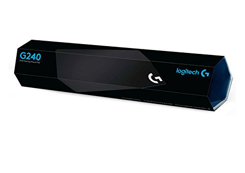 Logitech G203 Prodigy, Ratón óptico para Gaming con Cable, 8.000 dpi, LED Personalizable con 16,8 M Colores + G240 - Alfombrillas de ratón Gaming, 1 mm, Color Negro