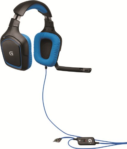 Logitech G430 - Auriculares Gaming (para PC, Xbox One, PS4 y Switch) Color Negro y Azul