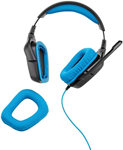 Logitech G430 - Auriculares Gaming (para PC, Xbox One, PS4 y Switch) Color Negro y Azul
