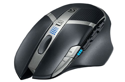 Logitech G602 Ratón Inalámbrico, 2,500 dpi, 11 Botones Programables, Batería de 250h, Memoría Integada, Compatible con PC/Mac, Versión Alemana,Negro