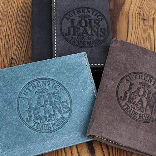 Lois, Billetero Licencias Unisex Adulto para Hombre, Azul (Sevier), L