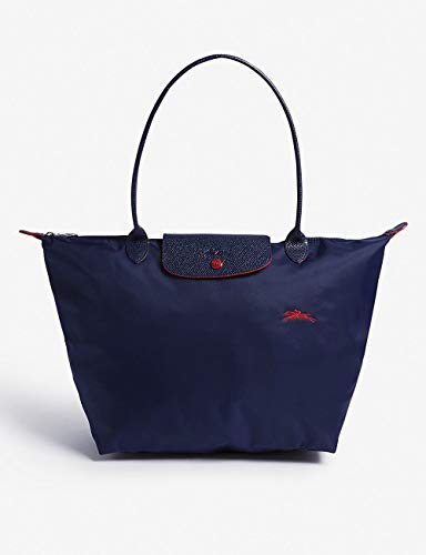 Longchamp Le Pliage Club - Bolso bandolera (tamaño grande), color azul marino