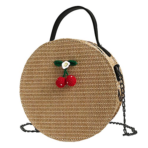 Longra bolso Crossbody de Las Mujeres de la Vendimia Bolsos Redondos del totalizador de la Armadura Simple del Hombro Mini Bolso