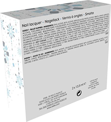 L'Oréal Kit Pintauñas Tono Rosa 006, Top Coat Acabado Brillo y Secado Rápido