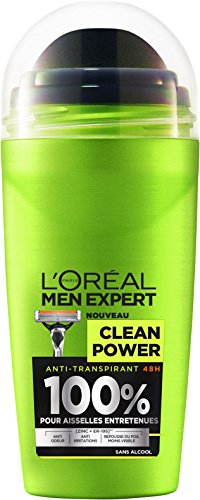 L'Oréal Men Expert Desodorante Bille Clean Power hombre sin alcohol