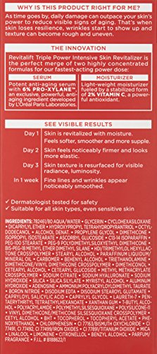 L'Oreal New Revitalift Triple Power Intensive Skin Revitalizer Serum + Moisturizer 48ml