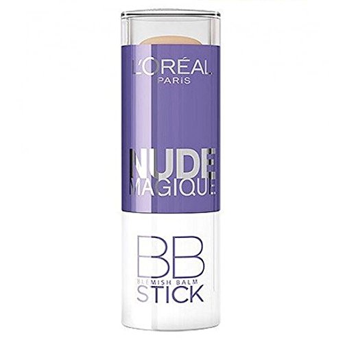 Loreal Nude Magique - BB cream en stick para corregir imperfecciones (tono de medio a oscuro)