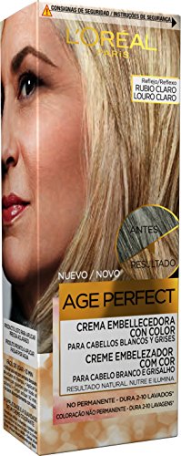 L'Oréal Paris Casting Crème Gloss Age Perfect Crema Embellecedora con Color, Tono Beige - 3 Paquetes de 116 gr - Total: 348 gr