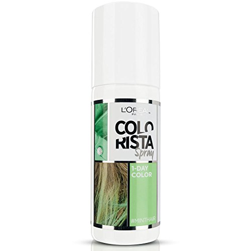 L'Oréal Paris Colorista Spray 1-Day Color Colorazione Temporanea un Giorno, Menta (Mint)
