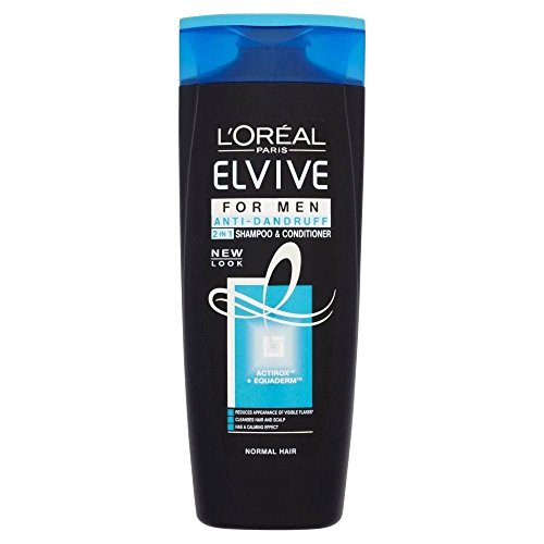 L'Oréal Paris Elvive Para Los Hombres Champú Anticaspa Y Acondicionador 2En1 (400ml)