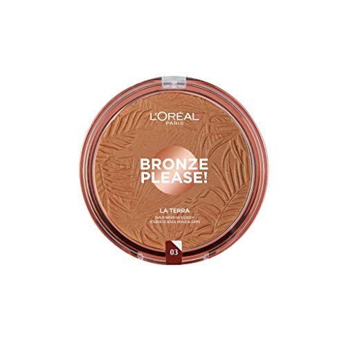 L'Oréal Paris Joli Bronze Please! Tierra compacta para rostro y cuerpo, formato Maxi, 03 Amalfi.