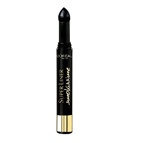 L’Oréal Paris Make-Up Designer Eyeliner Super Liner Smokissime 105 Blue Smoke delineador de ojos Polvo compacto Azul - Delineadores de ojos (Polvo compacto, Azul, Blue Smoke, Mate, 14 h, 13 mm)