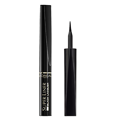 L?Oréal Paris Make-Up Designer Super Liner Black Lacquer delineador de ojos, Negro, 2 ml