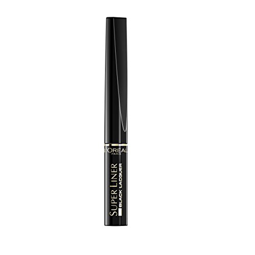 L?Oréal Paris Make-Up Designer Super Liner Black Lacquer delineador de ojos, Negro, 2 ml