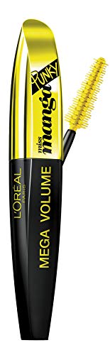 L'Oréal Paris Mega Volume Miss Manga Punky - Máscaras de pestañas (9 ml), color negro [Importado]