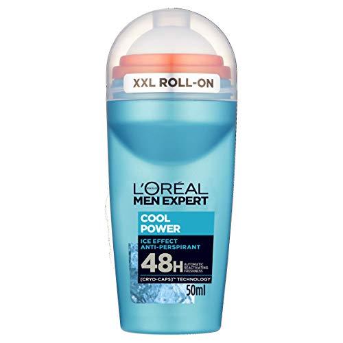 L'Oreal Paris Men Expert Cool Power 48H Desodorante Roll-On Roll-On, 50 ml