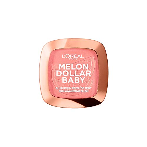 L'Oréal Paris Wake Up & Glow Melon Dollar Baby, Colorete, Tono Rosado