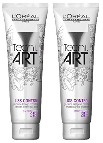 L'Oreal Professionnel Tecni Art Liss Control Smooth Control Gel Cream (150 ml) (Pack de 2)