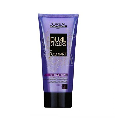 Loreal Sleek & Swing 1 x 150 ml Dual Stylers Tecni.art Smooth alisador para cabello fuerte y rebelde