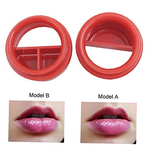 Los labios de silicona 1PC de labios voluminizador Enhancer atractiva de la herramienta Labio tomate en forma de dispositivo de herramientas de labios Labio Enhancer completa grueso de labios Par
