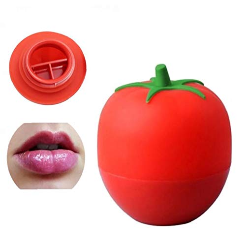 Los labios de silicona 1PC de labios voluminizador Enhancer atractiva de la herramienta Labio tomate en forma de dispositivo de herramientas de labios Labio Enhancer completa grueso de labios Par
