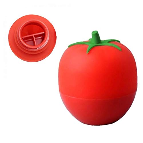 Los labios de silicona 1PC de labios voluminizador Enhancer atractiva de la herramienta Labio tomate en forma de dispositivo de herramientas de labios Labio Enhancer completa grueso de labios Par