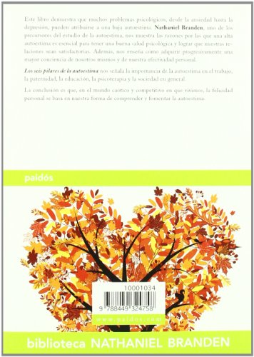 Los seis pilares de la autoestima: El libro definitivo sobre la autoestima por el importante especialista en la materia (Biblioteca Nathaniel Branden)