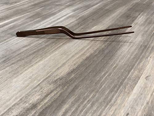 los utensilios del chef Pinza de emplatar Cobre